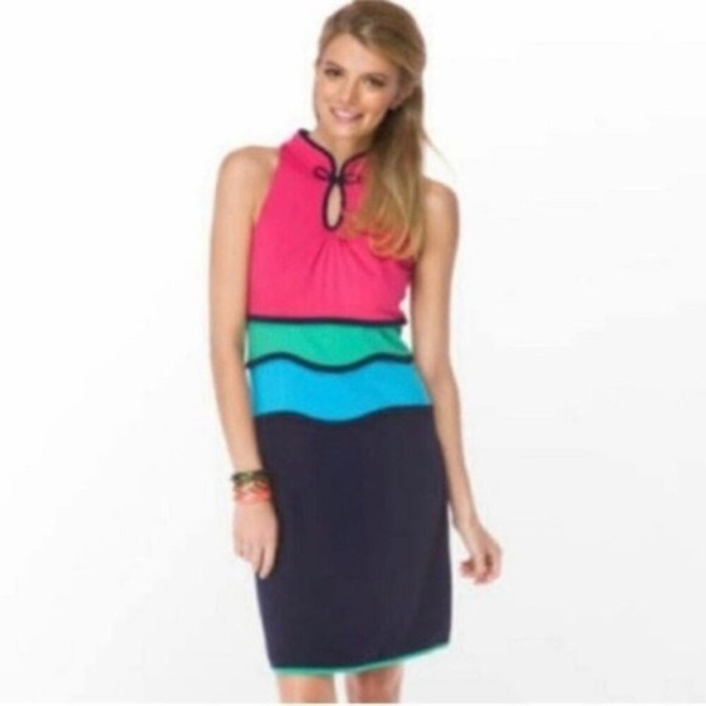 Lilly Pulitzer Colorblocked Marci Halter Dress